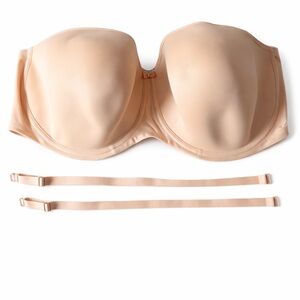New Elomi Strapless Nude Smooth T-Shirt Bra - Convertible Support